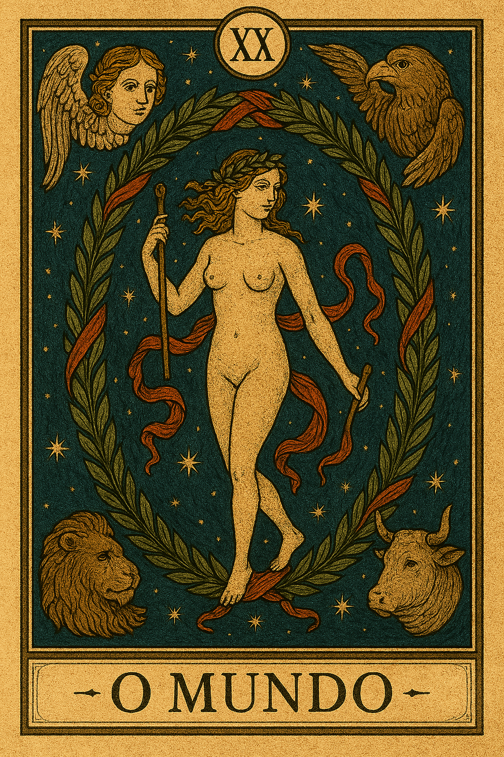 O Mundo - Arcano 21 do Tarot